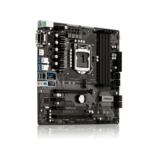 Placa Base Asrock Z370m Pro4 Intel1151 Microatx | Quonty.com | 90-MXB660-A0UAYZ