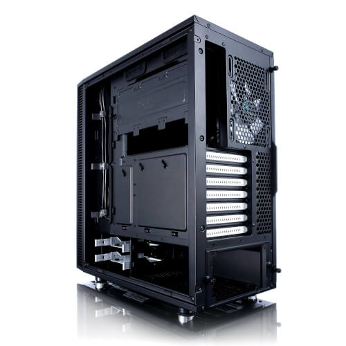 Fractal Caja Define C, Black Con Ventana Atx | Quonty.com | FD-CA-DEF-C-BK-W