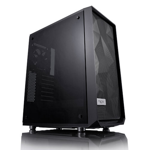 Fractal Caja Meshify C Blackout Ventana Cristal Templado Atx | Quonty.com | FD-CA-MESH-C-BKO-TG