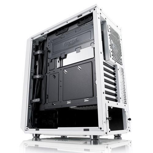 Caja Semitorre/Atx Fractal Meshify C White Ventana Cristal | Quonty.com | FD-CA-MESH-C-WT-TGC