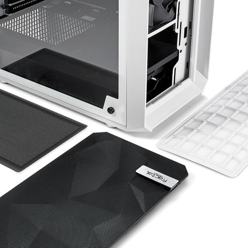 Caja Semitorre/Atx Fractal Meshify C White Ventana Cristal | Quonty.com | FD-CA-MESH-C-WT-TGC