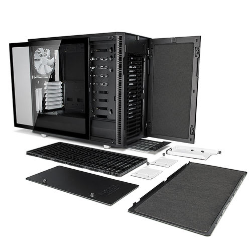 Caja Semitorre/Eatx Fractal Define R6 Black | Quonty.com | FD-CA-DEF-R6-BK-TG