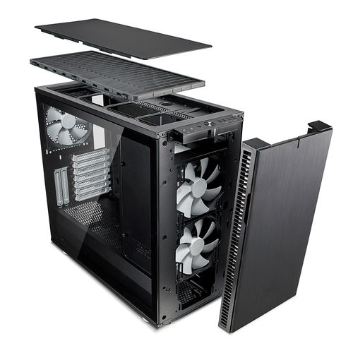 Caja Semitorre/Eatx Fractal Define R6 Black | Quonty.com | FD-CA-DEF-R6-BK-TG