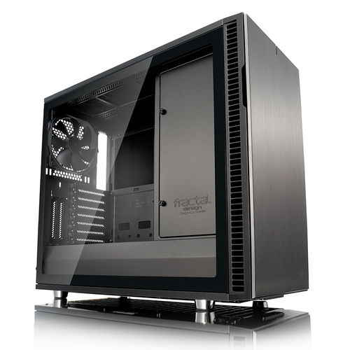 Caja Semitorre/Eatx Fractal Define R6 Grey Ventana Cristal | Quonty.com | FD-CA-DEF-R6-GY-TG