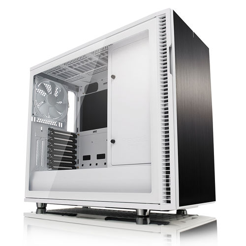Caja Semitorre/Eatx Fractal Define R6 White Ventana Cristal | Quonty.com | FD-CA-DEF-R6-WT-TG
