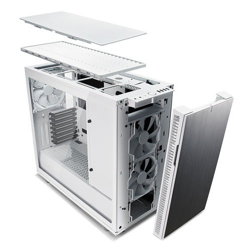 Caja Semitorre/Eatx Fractal Define R6 White Ventana Cristal | Quonty.com | FD-CA-DEF-R6-WT-TG