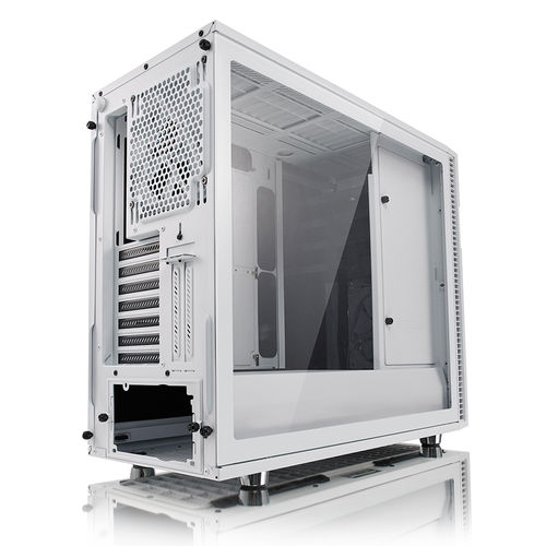 Caja Semitorre/Eatx Fractal Define R6 White Ventana Cristal | Quonty.com | FD-CA-DEF-R6-WT-TG