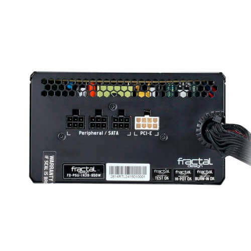 Fractal Fuente De Alimentación Integra M 650w 80 Plus Bronce | Quonty.com | FD-PSU-IN3B-650W