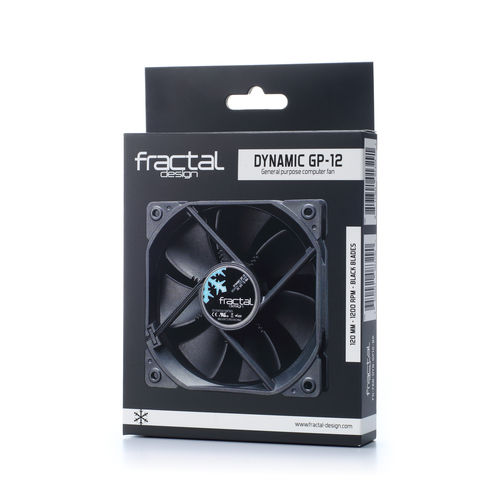Ventilador Fractal Caja Dynamic Gp-12 Negro 120mm | Quonty.com | FD-FAN-DYN-GP12-BK