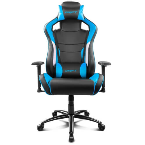 Drift Silla Gaming Dr400 Blanco/Negro/Azul (Dr400bl) | Quonty.com | DR400BL