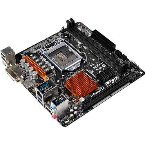 Placa Asrock H110m-Itx Intel1151 Ddr4 Pcie3.0 Sata3 Usb3.0 | Quonty.com | 90-MXB0N0-A0UAYZ