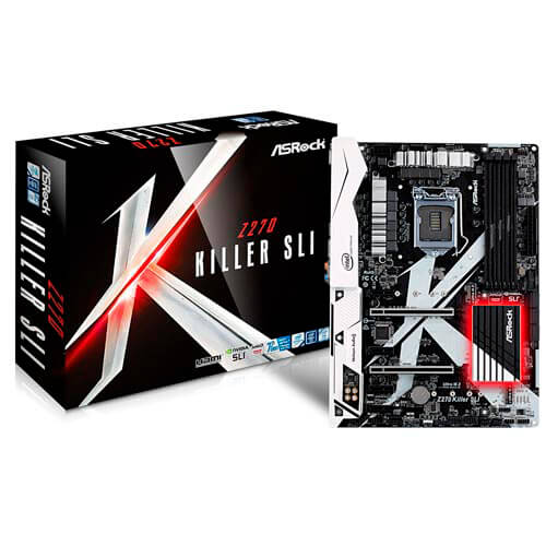 Placa Asrock Z270 Killer Sli Intel1151 Ddr4 Pcie3.0 | Quonty.com | 90-MXB4T0-A0UAYZ
