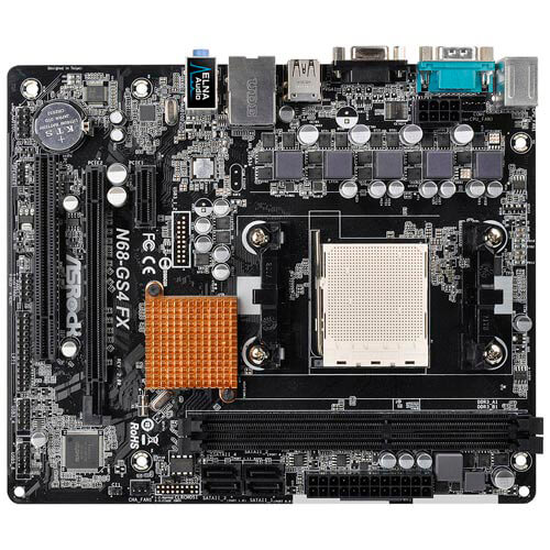 Placa Asrock N68-Gs4 Fx R2.0 Am3+ Ddr3 Vga Matx | Quonty.com | 90-MXGSG0-A0UAYZ
