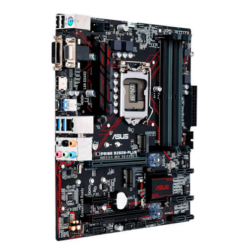 Placa Asus Prime B250m-Plus Intel1151 Ddr4 Hdmi Pcie3.0 | Quonty.com | 90MB0SI0-M0EAY0