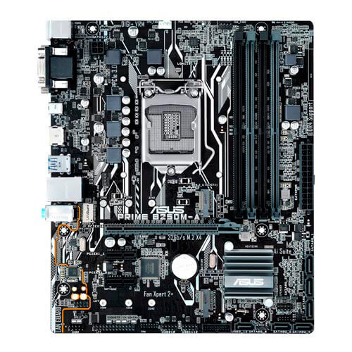 Placa Asus Prime B250m-A Intel1151 4ddr4 Hdmi Pcie3.0 Sata3 | Quonty.com | 90MB0SR0-M0EAY0