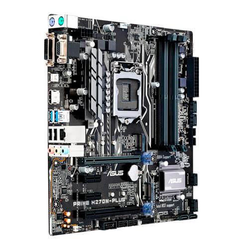 Placa Asus Prime H270m-Plus Intel1151 4ddr4 Hdmi Pcie3.0 | Quonty.com | 90MB0T00-M0EAY0