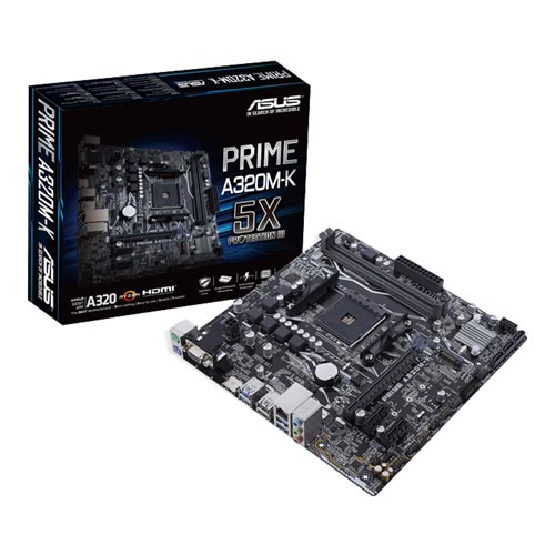 Placa Asus Prime A320m-K Am4 Ddr4 Hdmi Usb3.0 Matx | Quonty.com | 90MB0TV0-M0EAY0
