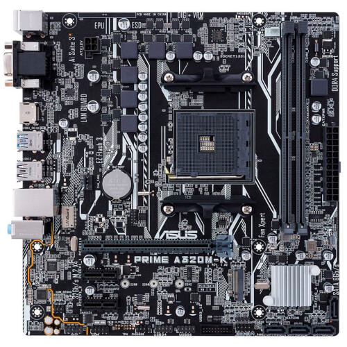 Placa Asus Prime A320m-K Am4 Ddr4 Hdmi Usb3.0 Matx | Quonty.com | 90MB0TV0-M0EAY0