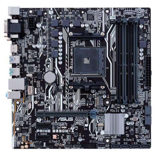 Placa Asus Prime B350m-K Am4 Ddr4 Dvi Usb3.1 Matx | Quonty.com | 90MB0UH0-M0EAY0