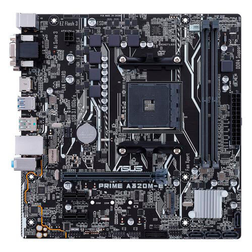 Placa Asus Prime A320m-E Am4 Ddr4 Hdmi Usb3.0 Matx | Quonty.com | 90MB0V10-M0EAY0