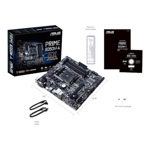 Placa Asus Prime A320m-A Am4 Ddr4 Hdmi Usb3.0 Matx | Quonty.com | 90MB0VA0-M0EAY0