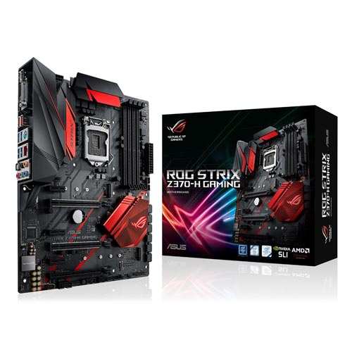 Placa Asus Rog Strix Z370-H Gaming Intel1151 4ddr4 Hdmi | Quonty.com | 90MB0VJ0-M0EAY0