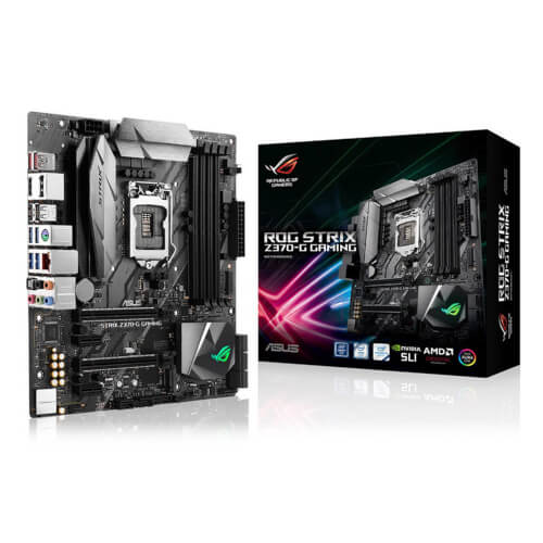 Placa Asus Rog Strix Z370-G Gaming Intel1151 Wifi.Ac Matx | Quonty.com | 90MB0VZ0-M0EAY0