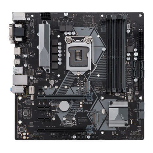 Placa Asus Prime H370m-Plus Intel1151 Pcie3.0 M.2 Matx | Quonty.com | 90MB0WC0-M0EAY0