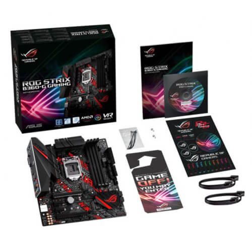 Placa Asus Rog Strix B360-G Gaming Intel1151 Pcie3.0 Matx | Quonty.com | 90MB0WD0-M0EAY0