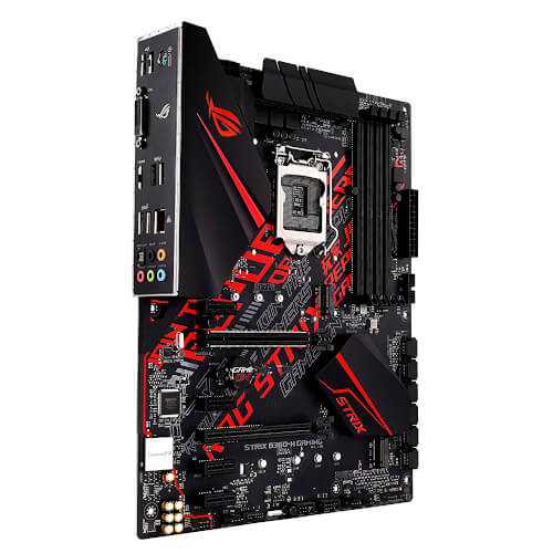 Placa Asus Rog Strix B360-H Gaming Intel1151 Ddr4 Atx | Quonty.com | 90MB0WM0-M0EAY0
