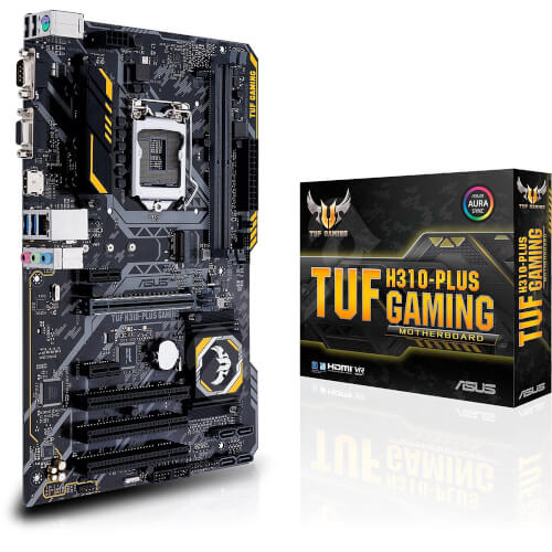 Placa Asus Tuf H310-Plus Gaming Intel1151 Pcie3.0 Atx | Quonty.com | 90MB0WY0-M0EAY0
