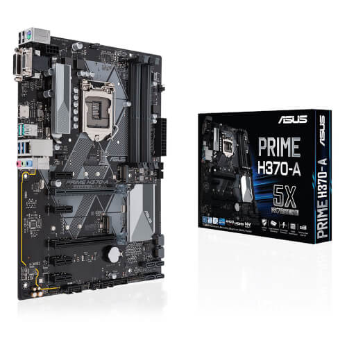 Placa Asus Prime H370-A Intel1151 Pcie3.0 M.2 Atx | Quonty.com | 90MB0XN0-M0EAY0