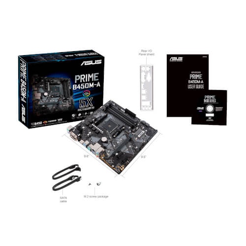 Placa Asus Prime B450m-A Amd Am4 Matx | Quonty.com | 90MB0YR0-M0EAY0