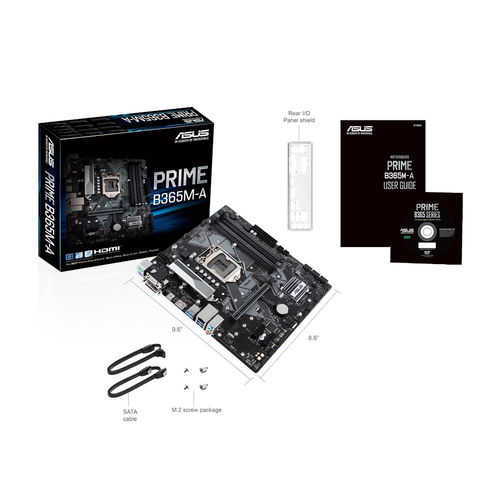 Placa Asus Prime B365m-A Intel1151 Matx | Quonty.com | 90MB10N0-M0EAY0