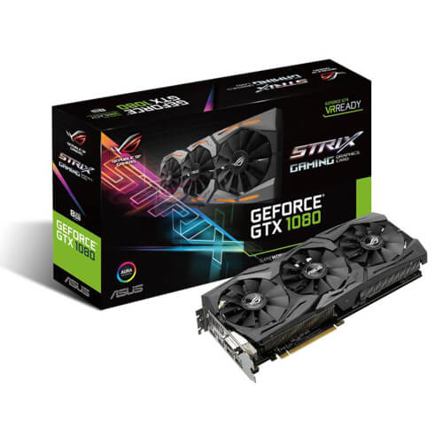Tarjeta Grafica Asus Rog-Strix-Gtx1080-8g-Gaming 8gb Gddr5x | Quonty.com | 90YV09M1-M0NM00