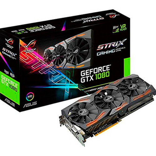Tarjeta Grafica Asus Rog-Strix-Gtx1080-A8g-Gaming 8gb Gddr5x | Quonty.com | 90YV09M2-M0NM00
