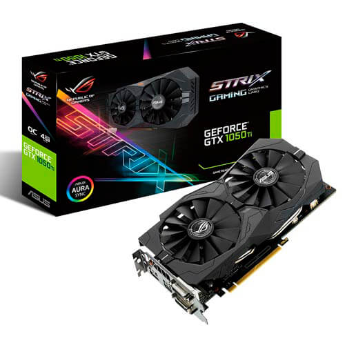 Asus Strix-Gtx1050ti-O4g-Gaming 4gb Gddr5 Pcie3.0 | Quonty.com | 90YV0A30-M0NA00