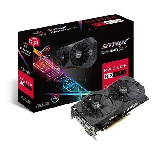 Tarjeta Grafica Asus Rog-Strix-Rx570-4g-Gaming 4gb Gddr5 | Quonty.com | 90YV0AJ1-M0NA00