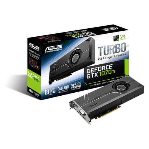 Tarjeta Grafica Asus Turbo-Gtx1070ti-8g 8gb Gddr5 Pcie3.0 | Quonty.com | 90YV0BJ0-M0NA00