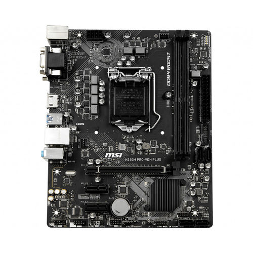 Placa Msi H310m Pro-Vdh Plus Intel1151 Ddr4 Hdmi Matx | Quonty.com | 911-7C09-001