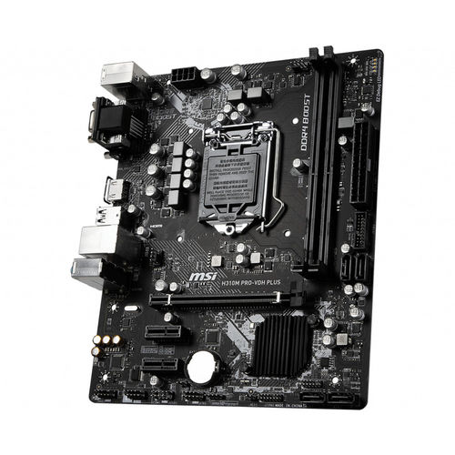 Placa Msi H310m Pro-Vdh Plus Intel1151 Ddr4 Hdmi Matx | Quonty.com | 911-7C09-001