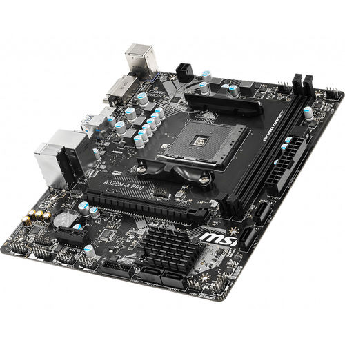 Placa Msi A320m-A Pro Amd Am4 Ddr4 Hdmi Pcie3.0 Sata3 Usb3.2 Matx | Quonty.com | 911-7C51-001