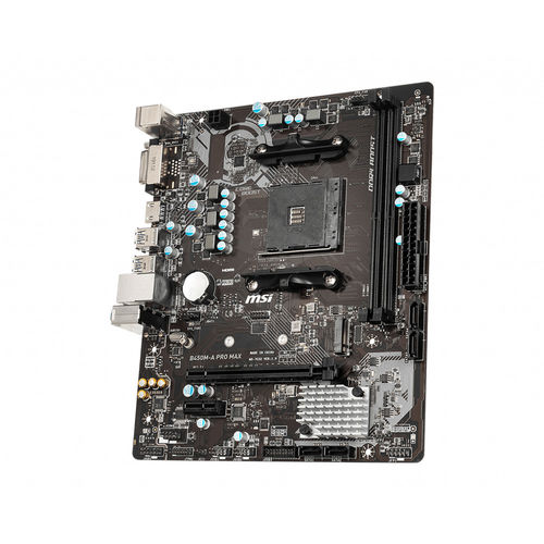 Placa Msi B450m-A Pro Max Amd Am4 Ddr4 Hdmi Pcie3.0 Sata3 Usb3.2 Matx | Quonty.com | 911-7C52-002