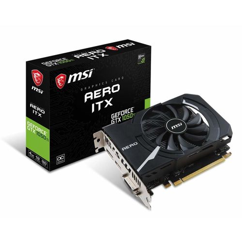 Gráficamsi Gtx 1050 Ti Aero Itx 4g Oc 4gb Gddr5 Pcie3.0 | Quonty.com | 912-V809-3005