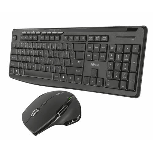 Trust Teclado + Raton Inalambrico Silencioso Evo | Quonty.com | 21385