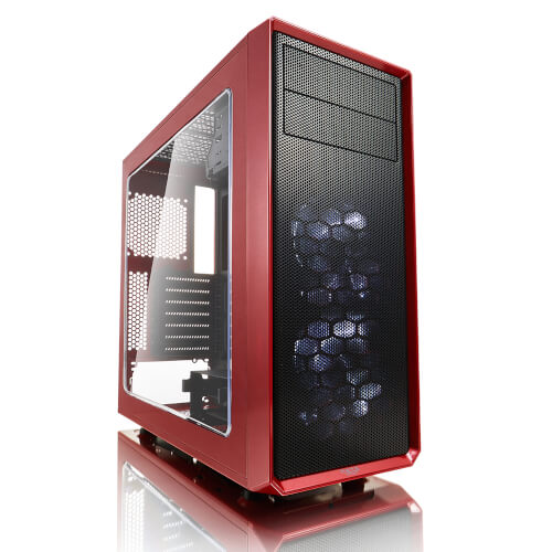 Fractal Caja Focus G Mystic Red Ventana Atx | Quonty.com | FD-CA-FOCUS-RD-W