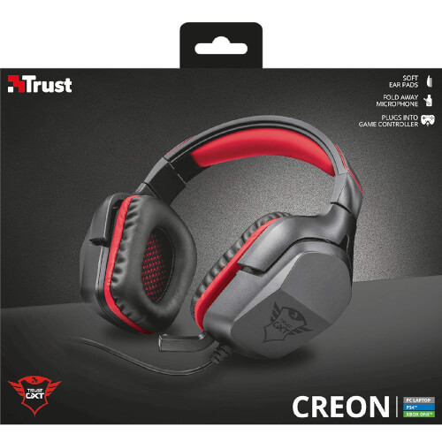 Trust Auriculares + Mic Gaming Gxt 344 Creon. Jack 3.5mm | Quonty.com | 22053