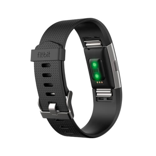 Pulsera Cuantificadora Fitbit Charge 2 Plata 17cm-20cm | Quonty.com | FB407SBKL-EU