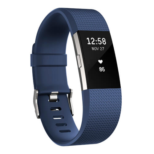 Pulsera Cuantificadora Charge 2 Pulsera De Actividad Azul | Quonty.com | FB407SBUS-EU