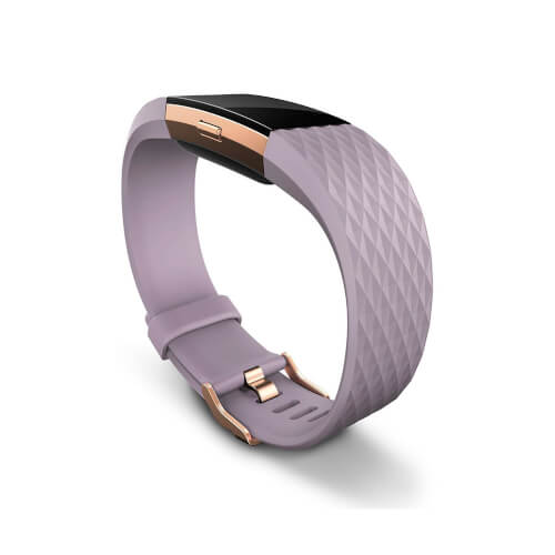 Pulsera Cuantificadora Fitbit Charge 2 Oro Rosa Lavanda | Quonty.com | FB407RGLVS-EU